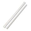 100 Pack White Paper Drinking Straws Wrapped Eco-Friendly Party Supplies Wedding view 4