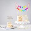 Donoter 48 Pcs Glitter Happy Birthday Cupcake Toppers Cake Picks for Birthday Party Decoration Supplies view 4