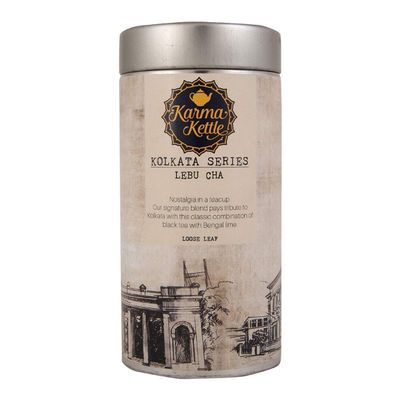 Karma Kettle Kolkata Series-Lebu Cha - 75 Gms. Loose leaf