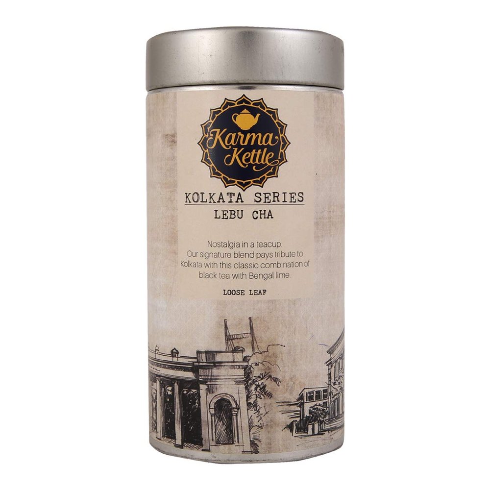 Karma Kettle Kolkata Series-Lebu Cha - 75 Gms. Loose leaf