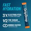 DripDrop Hydration Packets - Orange - Single Serve Electrolytes Powder Drink Mix - Non-GMO, Gluten Free, Vegan - 32 Sticks view 2