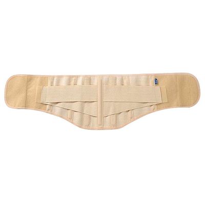 ZFF Lumbar Brace Pain Relief, Back Support Belt for Women and Men, Adjustable Waist Straps for Scoliosis Or Herniated Disc (Color : Beige, Size : S)