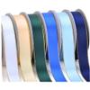 CENFRY Pack of 1pc 100yards Width in 0.9inch DIY Gift Wrapping Satin Gold-Rimmed Webbing Ribbon Party Decoration Wedding Decoration Ribbon (Yellow) view 2