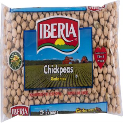Iberia Chickpeas, 12 oz, Farm Fresh Delicious Dry Garbanzo Beans