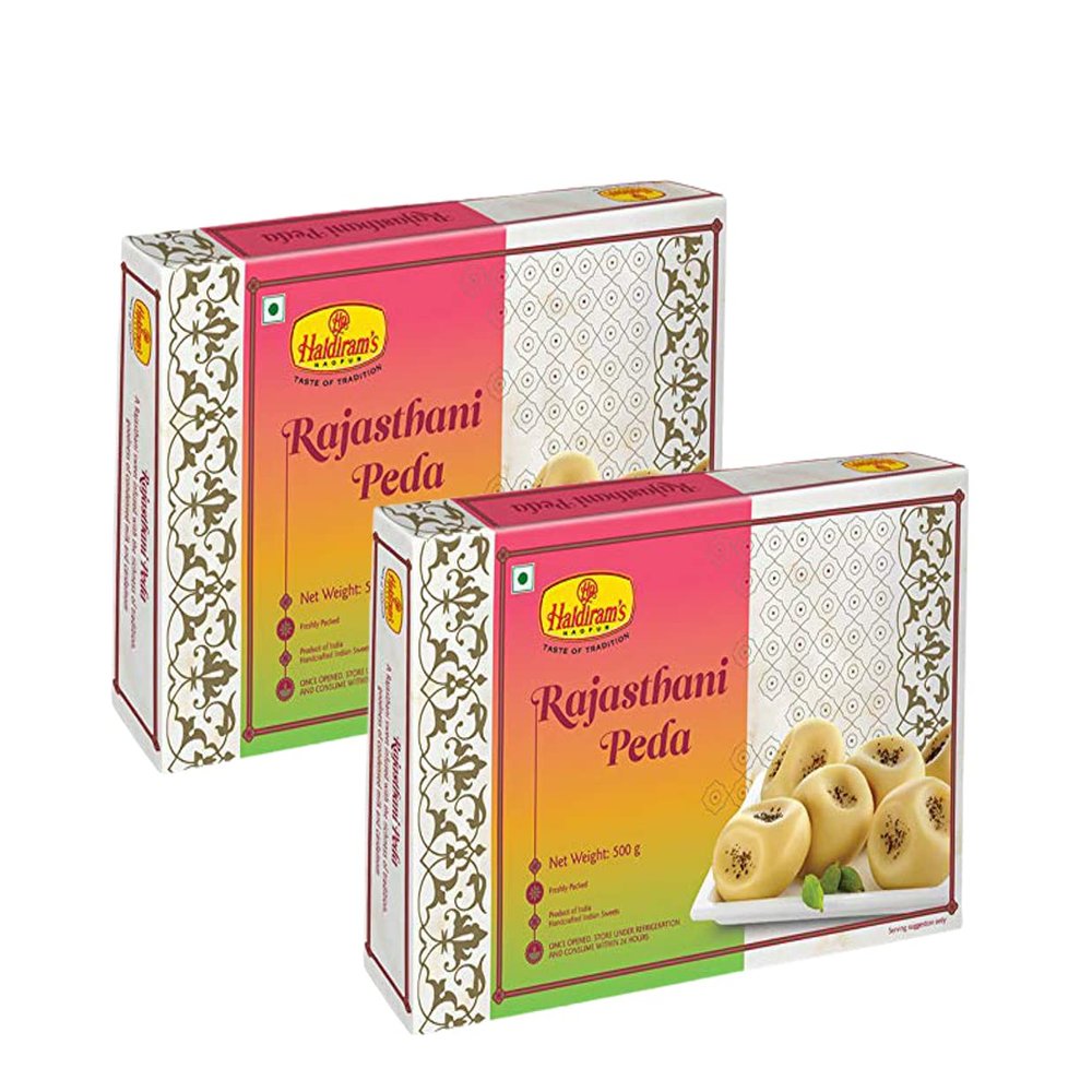 Haldiram's Nagpur Rajasthani Peda (500G X 2) Pack Of 2 - 1 Kg