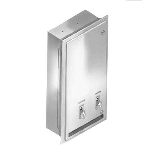 Bradley 401-400000, Napkin/Tampon Vendor, Recessed, Free Napkin