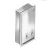 Bradley 401-400000, Napkin/Tampon Vendor, Recessed, Free Napkin view 1