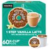 The Original Donut Shop Vanilla One-Step Latte, Single Serve Coffee K-Cup Pod, Flavored Coffee, 60 Count (6 Packs of 10) view 1