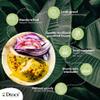 Dtocs Palm Leaf 4 Inch Round Dip Bowls Set (100) | Mini Bamboo Bowls Disposable Like Divided Pinch Bowl, Condiment, Soy Sauce Dish | Compostable Alternate to Ceramic Dishes, Clear Plastic Cups view 3