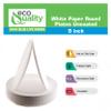 [1000 Count] White Heavy Duty Disposable Paper Plates 9-Inch by EcoQuality - Perfect for Parties, BBQ, Catering, Office, Event's, Pizza, Restaurants, Recyclable, Compostable, Coated and Microwave Safe view 3