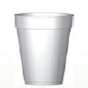 PDTXCLS WinCup Drinking Cup 20 oz. White Styrofoam Disposable, 20C18 - CASE of 500