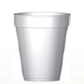 PDTXCLS WinCup Drinking Cup 20 oz. White Styrofoam Disposable, 20C18 - CASE of 500