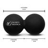 Peanut Massage Ball - Double Lacrosse and Peanut Ball Therapy | Trigger Point Deep Tissue Exercise | Back Muscle Foam Roller for Myofascial Release | Suboccipital Spine Device - Pressure Point view 3