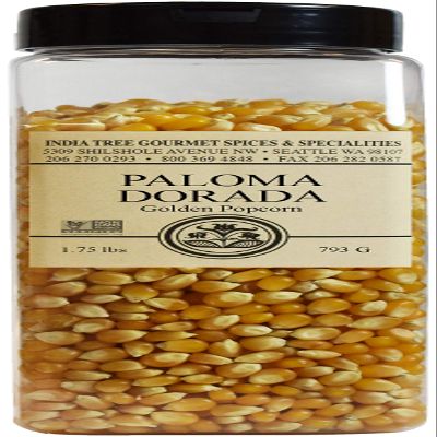 India Tree Paloma Dorada Popcorn, 1.75 lb | Pure & Healthy, USA Grown, Single Ingredient
