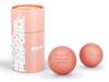 2 ZEAK Lacrosse Massage Balls for Myofascial Release, Trigger Point Therapy, Muscle Pain and Tension, Yoga, Aid Therapeutic Recovery, Fascia Release, Deep Tissue-Solid Rubber Ball Construction (Blush) view 1