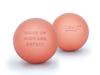 2 ZEAK Lacrosse Massage Balls for Myofascial Release, Trigger Point Therapy, Muscle Pain and Tension, Yoga, Aid Therapeutic Recovery, Fascia Release, Deep Tissue-Solid Rubber Ball Construction (Blush) view 3