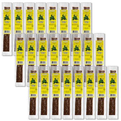 Buffalo Bob's Wild Game Meat Snacks - Alligator Original Jerky Strip (0.75oz, 5 pack) High-Protein Exotic Meat for Adventure Enthusiasts, Stocking Stuffer, Gift for Dad/Men