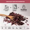 Organic Atlantic Dulse Flakes - Young Baby Seaweed Grown in North Atlantic, Vacuum Dried Premium Quality. Soft Texture & Mild Taste. Add 1 tsp to your dish for daily vitamins/minerals. 30 Servings view 3