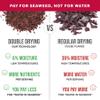 Organic Atlantic Dulse Flakes - Young Baby Seaweed Grown in North Atlantic, Vacuum Dried Premium Quality. Soft Texture & Mild Taste. Add 1 tsp to your dish for daily vitamins/minerals. 30 Servings view 4