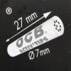 50 OCB Virgin slim 7mm activated Charcoal filters ACTIV'TIPS with ceramic caps view 3