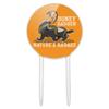 Acrylic Honey Badger Nature's Badass Cake Topper Party Decoration for Wedding Anniversary Birthday Graduation view 1