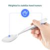 Weighted 7 oz Eating Utensils by Celley, 4pc Stainless Steel Knife Fork Spoon Set for Tremors view 2
