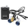 NSKI 3.5X Loupes Magnifying Glasses + 5W Lamp Belt Clip Type with Filter Aluminum Box (Black) view 3