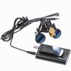 NSKI 3.5X Loupes Magnifying Glasses + 5W Lamp Belt Clip Type with Filter Aluminum Box (Black) view 4