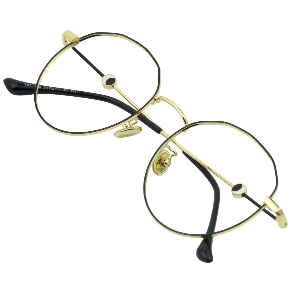 VisionGlobal Blue Light Blocking Glasses for Computer Reading or Gaming, UV 400 Anti Glare Lenses Help Reduce Eye Strain and Fatigue, Men and Women Frame x2.50 Magnification