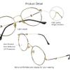 VisionGlobal Blue Light Blocking Glasses for Computer Reading or Gaming, UV 400 Anti Glare Lenses Help Reduce Eye Strain and Fatigue, Men and Women Frame x2.50 Magnification view 3