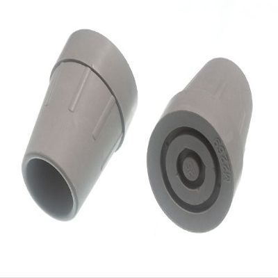 100 x Crutch Stick Frame FERRULES Grey Heavy Duty 25mm (1'')