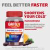 Cold-EEZE Plus Defense Natural Citrus & Elderberry Zinc Chewable Gels, Homeopathic Cold Remedy, Shortens Common Cold Symptoms, Promotes Immune Health with Sambucus Nigra, Echinacea & Rose Hips, 25 Ct view 2