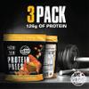 Twin Peaks Low Carb, Keto Friendly Protein Puffs, Nacho Cheese 2 Servings, 3 Pack (60g, 42g Protein, 4g Carbs) view 4