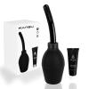 RANEU Enema Bulb Kit with Lube Anal Douche Superior Materials Douche for Men Women Made of Comfortable Material (Black) view 1