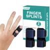 GenetGo Small Trigger Finger Splint - 2 Pack Pinkie Finger Brace for Broken Finger, Knuckle Immobilization for Arthritis Pain, Sport Injuries view 1