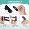GenetGo Small Trigger Finger Splint - 2 Pack Pinkie Finger Brace for Broken Finger, Knuckle Immobilization for Arthritis Pain, Sport Injuries view 4