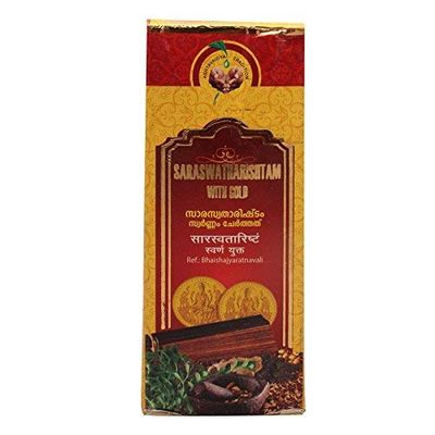 Ayupra Wellness Vaidyaratnam Saraswatharishtam with Free Pachak Methi, 450 ml (Pack of 1)