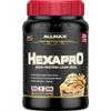ALLMAX HEXAPRO, Chocolate Peanut Butter - 2 lb - 25 Grams of Protein Per Serving - 8-Hour Sustained Release - Zero Sugar - 21 Servings view 1