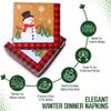 Iconikal 75-Count Snowman Paper Napkins - Disposable Holiday Party Luncheon Size, 2-Ply Winter Wonderland view 4