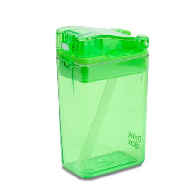 Precidio New 2022 Drink in the Box Design Eco-Friendly Reusable Drink Container, 8oz (Green) 1008GR