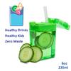 Precidio New 2022 Drink in the Box Design Eco-Friendly Reusable Drink Container, 8oz (Green) 1008GR view 2