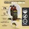 MAJU's Black Seed Oil 16oz: 3X Thymoquinone, Cold Pressed, 100% Turkish Black Cumin Nigella Sativa Seed Oil (Better Than Organic), Non-GMO, 100% Liquid Pure Blackseed, Glass Bottle view 3