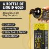 MAJU's Black Seed Oil 16oz: 3X Thymoquinone, Cold Pressed, 100% Turkish Black Cumin Nigella Sativa Seed Oil (Better Than Organic), Non-GMO, 100% Liquid Pure Blackseed, Glass Bottle view 4