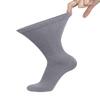 3 Pairs of Cotton Diabetic Neuropathy Crew Socks (13-16, Fits Men's Shoe Size 12-14.5, Gray) view 3