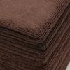 VeraSong Microfiber Dish Cloths Fast Drying Kitchen Cleaning Cloth Dish Rags Dust Cloths Ultra Absorbent Lint Free Washcloths 12inch x 12inch 10 Pack Brown view 4