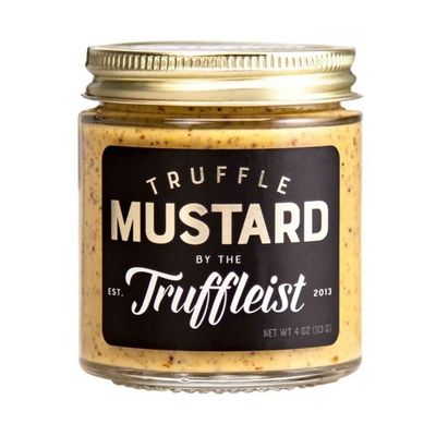 The Truffleist Truffle Mustard  Infused with Real Black Truffles  Italian Truffle Mustard Spread for Burgers, Sandwiches, Charcuterie & Marinades  4 oz