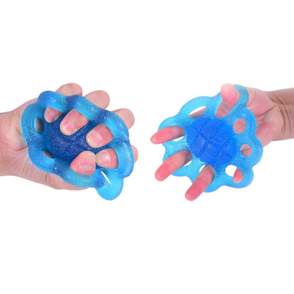 2Pcs Hand Exercisers,Arthritis Finger Physical Therapy, Finger Squeeze and Flex Trainer Therapy Stress Ball, for Physical Rehabilitation Relief