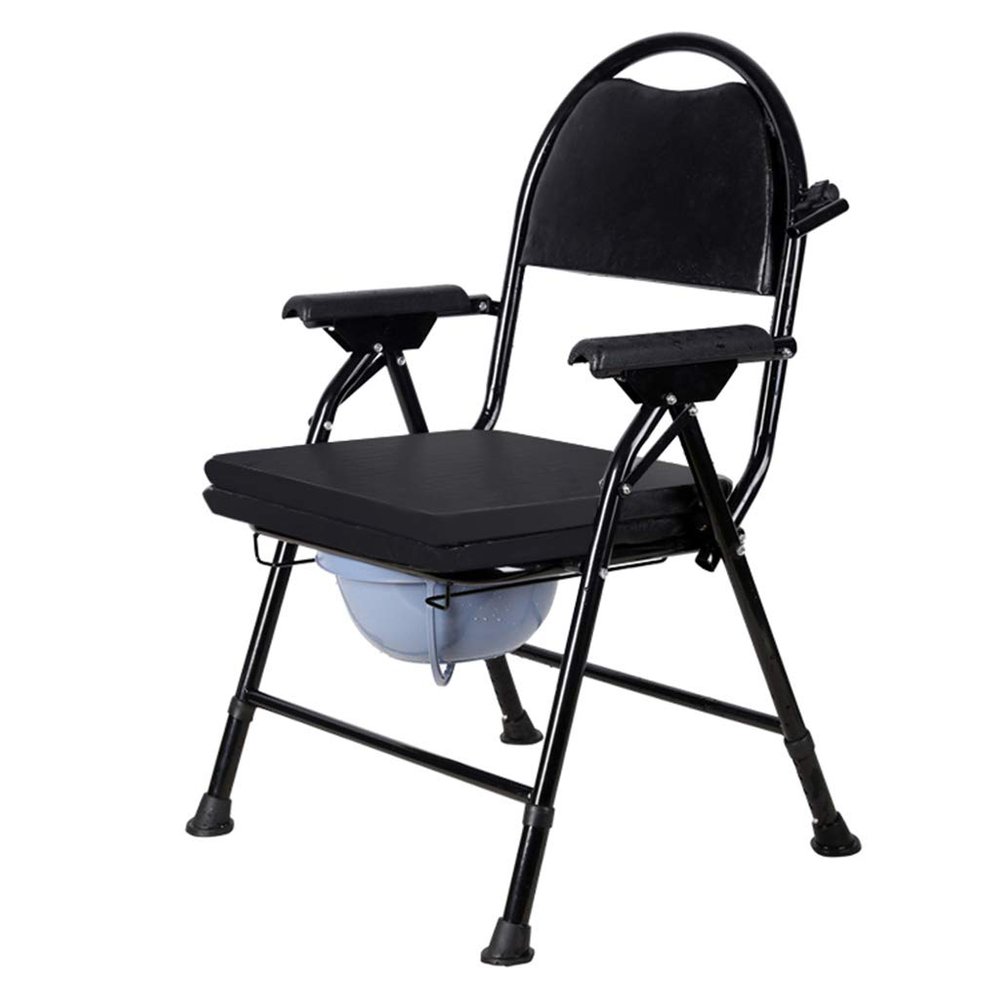 Medical Bedside Commode Chair for Adult - Bathroom Safety Frame Toilet Seat Shower Chair Bedside Potty Chair for Adults, Medical Folding Handicap Toilet Chair