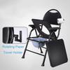 Medical Bedside Commode Chair for Adult - Bathroom Safety Frame Toilet Seat Shower Chair Bedside Potty Chair for Adults, Medical Folding Handicap Toilet Chair view 3
