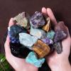 FORBY 3 lbs Bulk Rough Madagascar Stones Mix - Large 1" Natural Raw Stones Crystal for Tumbling, Cabbing, Fountain Rocks, Decoration,Polishing, Wire Wrapping, Wicca & Reiki Crystal Healing view 2